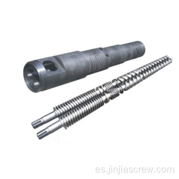 Tornillo de gemelo de Twin CONICA DE PERFILES PVC PUPEROS